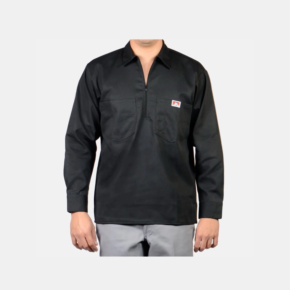 Original Ben Davis 1/2 zip Long sleeve shirt
